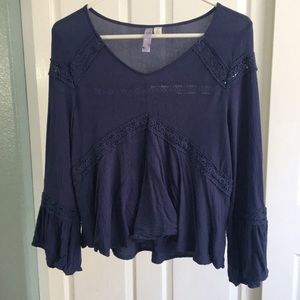 Bohemian blue long sleeve